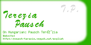 terezia pausch business card